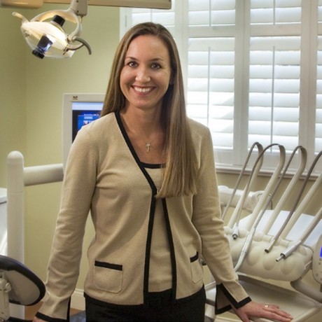 Dr. Rose in dental room