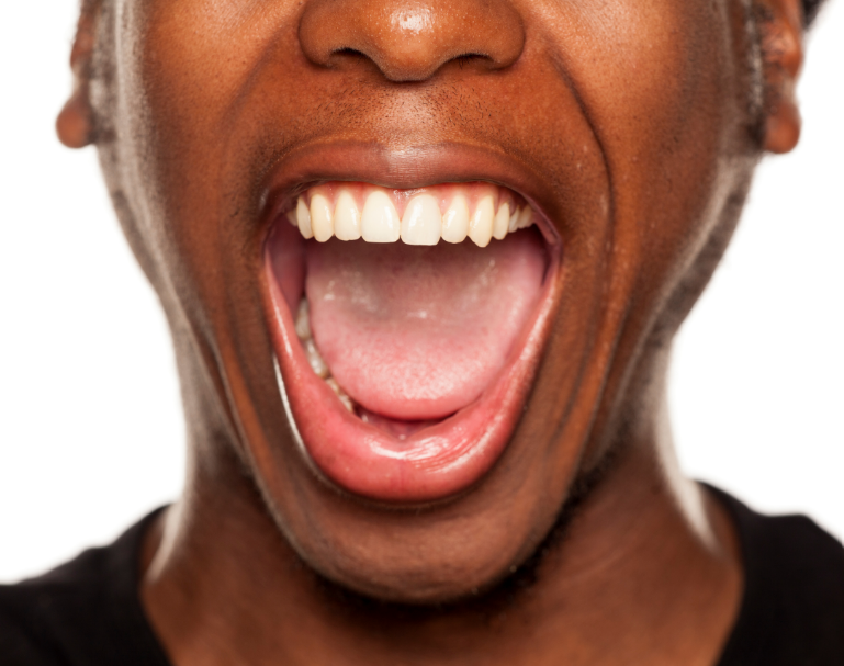 Close-up of a mouth